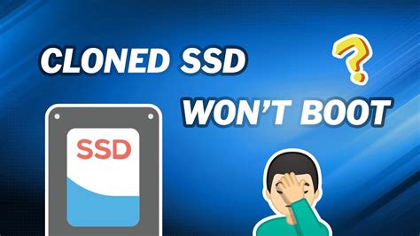 clone ssd won boot error|cloned hard drive won't boot.